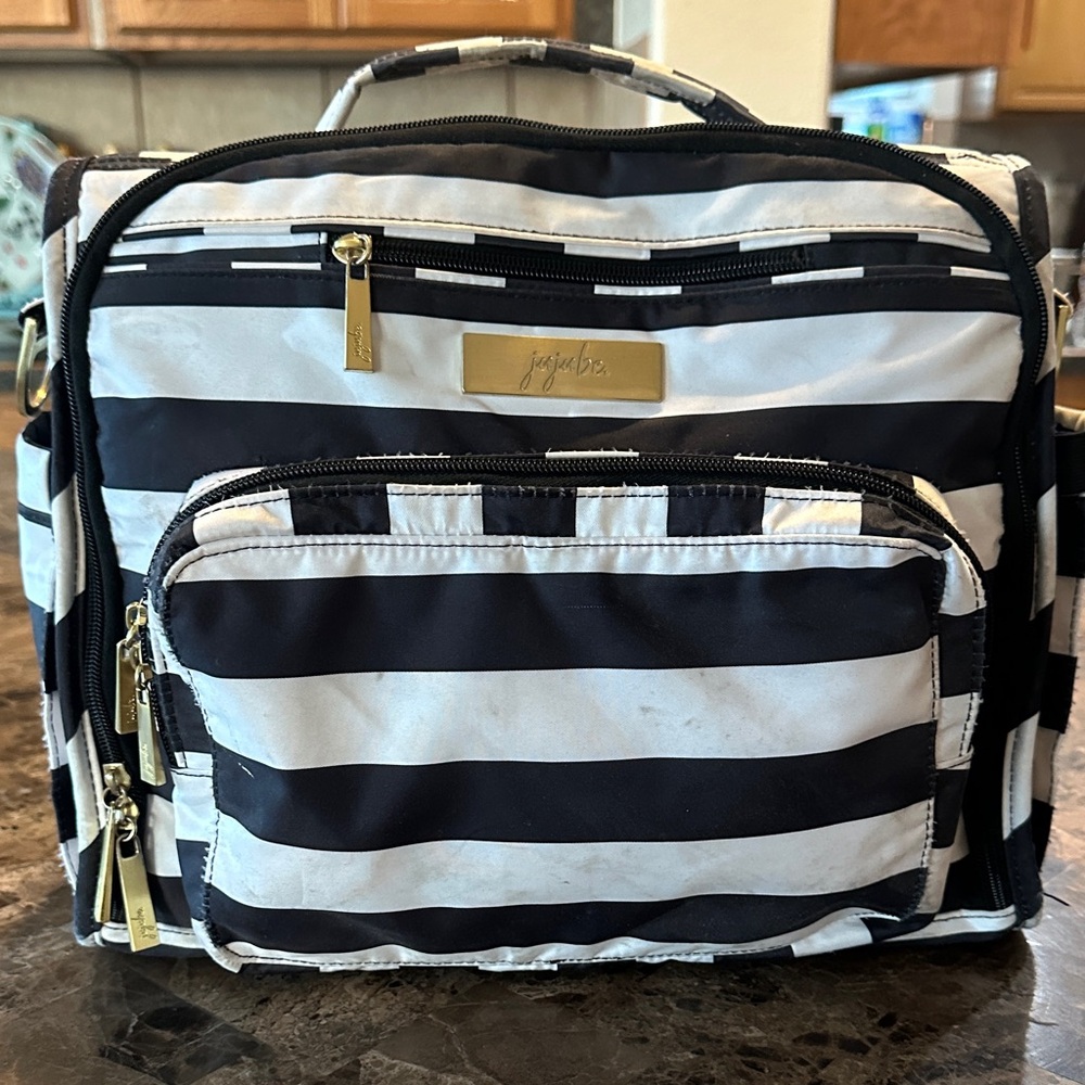 Ju-Ju-Be Bold Stripe Diaper Bag